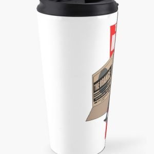 Think Inside the Box Solid Snake Metal Gear Solid Cardboard Box Travel Mug Left View