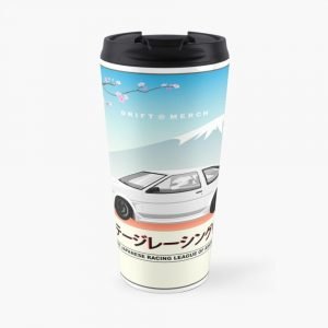 Vintage Japanese Racing League of America Retro Motorsport AE86 Travel Mug
