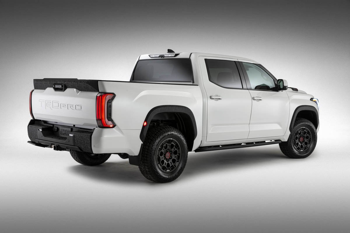 2022 Toyota Tundra TRD Pro Rear Three Quarter View