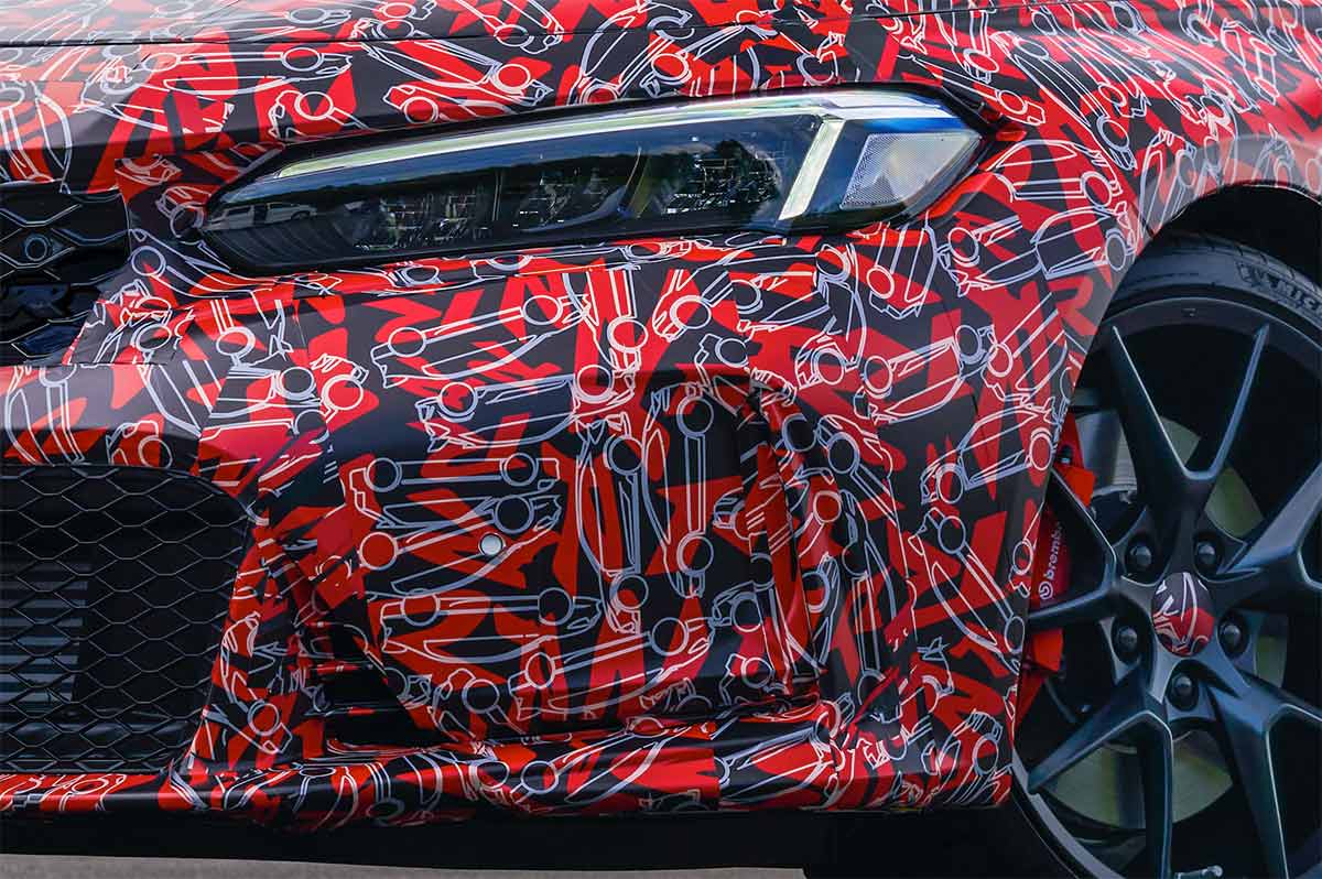 2023 Civic Type R Closeup of Camo Design