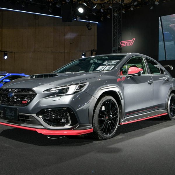 2022 Subaru WRX S4 STI Performance Concept Front Three Quarter View at 2022 Tokyo Auto Salon